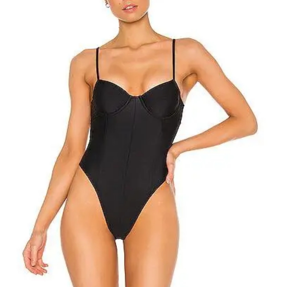 NWT VDM Elly one piece black size S